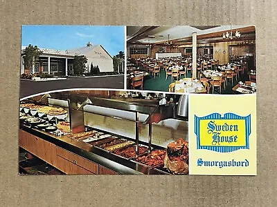 Postcard Florida FL Sweden House Smorgasbord Restaurant Vintage Roadside • $1.99