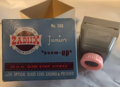 ZADIIX Junior  Zoom Up  35mm Side Strip Viewer Kids Toy NOS • $10.80