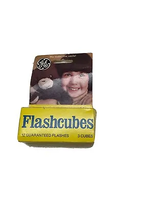 $8 • Buy Vintage GE Flash Cubes New Open Box Of 3