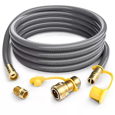 24FT 1/2” Natural Gas Hose Natural Gas Conversion Kit Flexible Gas Line  • $88.59