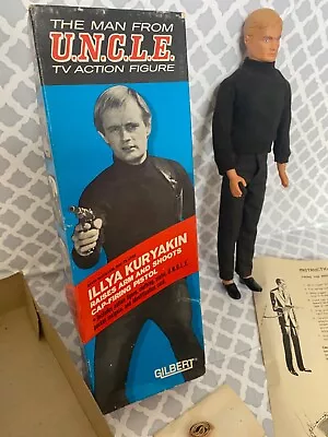 Man From Uncle Tv Action Figure David McCallum In Original Box With Pistol • $60