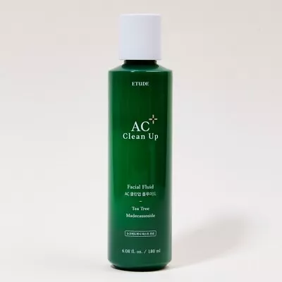 ETUDEHOUSE AC Clean Up Tea Tree Facial Fluid 180ml Acne Blemish Korean Skin Care • $24.98