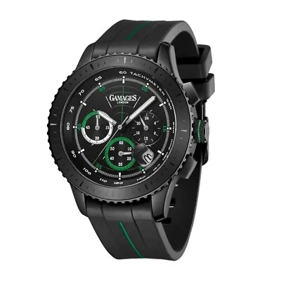 Gamages Of London - Watch - Limited Edition - Navigator - Black/green • £44.99