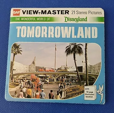 FULL COLOR A179 Disneyland Tomorrowland Anaheim CA View-master 3 Reels Packet • $42