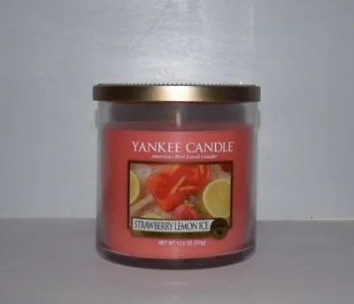 Yankee Candle Strawberry Lemon Ice Medium Tumbler Candle 12.5 Oz. 2-Wick • $19.88