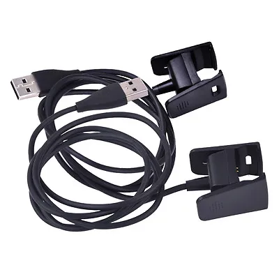 $20 • Buy 2PCS USB Charging Cable Clip Charger Cord Fit For Fitbit Charge 2 Tracker