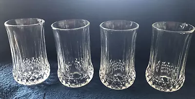 Set Of 4 Cristal D Arques Longchamp 10 Oz Highball Tumblers • $16.99