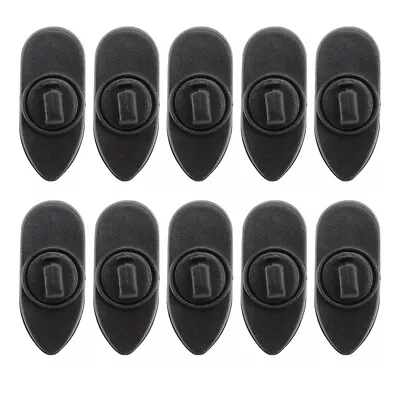 10Pcs 360 Degree Rotate Earphone Wire Clip Headphone Mount Cable Clothing Clip • £6.80