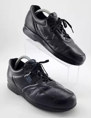 SAS Time Out Tripad Black Orthopedic Lace-Up Comfort Shoe Men's Size 10.5 M • $49.99