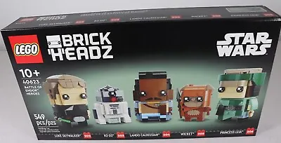 Star Wars Brickheadz Battle Of Endor Heroes 549pcs New  • $47.99