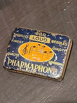 Gramophone Phonograph Needle Tin Nadeldose Pharmaphone Loud • $25