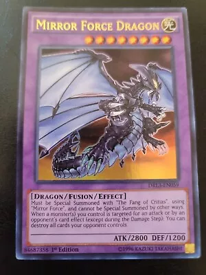 Yugioh! 1x Mirror Force Dragon - DRL3-EN059 - Ultra Rare - 1st Edition Near Mint • $1.99