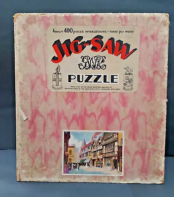 GWR Jig-Saw Puzzle Harvard House Stratford. Chad Valley 1930s • £25