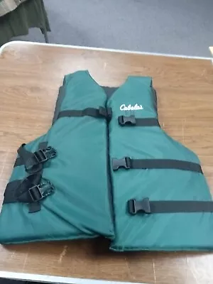 Cabela's Life Vest Over 90 Lbs. 30  - 52  Chest Gdcond • $15.99