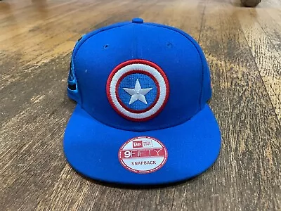 Marvel Captain America New Era 9FIFTY Snapback Hat NWT New With Tags One Size • $34.99
