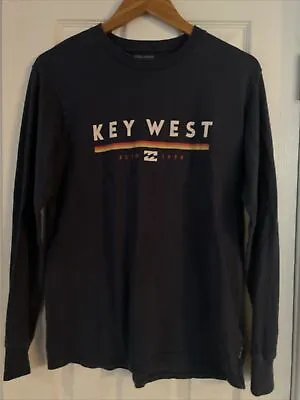 Billabong Core Fit Men's Navy Blue Long Sleeve Key West T-Shirt - Size S • $8.99