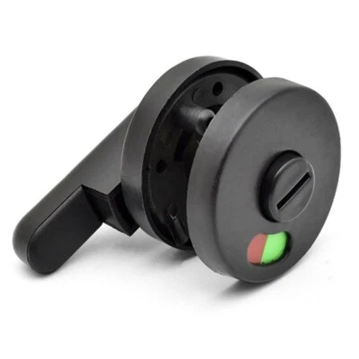 $8.52 • Buy Indicator Bolt Vacant Engaged Bathroom Privacy WC/Toilet Door-Lock Black 2022