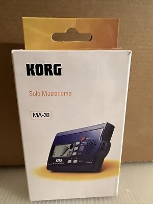 Korg MA-30 Digital Pocket Metronome Music Tuner Compact Blue TESTED • $15