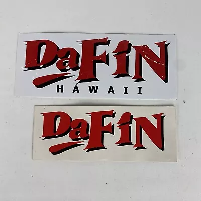 Da Fin HAWAII Stickers Decals Swim Fins Body Surf Bodyboard Flipper Water Rescue • $7.99
