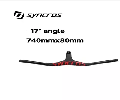 Syncros Colour MTB Integrated Handlebar Carbon Fiber One Shaped Carbon Handlebar • $49.50