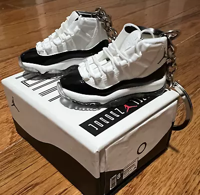 Nike/Jordan 11 Mini Shoe Keychain Single Or Pair With Or Without The Box • $9
