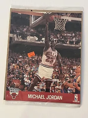 Michael Jordan Action Photos 8x10 Photo Bulls NBA Hoops Sealed Old Stock • $14