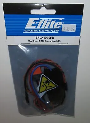 E-Flite 30A Smart ESC For Apprentice STS (2s-6s Lipo IC3 Connector) #EFLA1030FB • $49.99