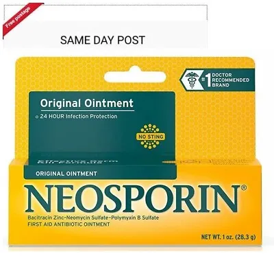 £14.40 • Buy Neosporin Original First Aid Antibiotic Bacitracin Ointment 28g | UK STOCK