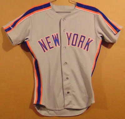 NEW YORK METS TOM SPENCER Gray #51 GAME WORN Size 42 Baseball MLB JERSEY • $245.95