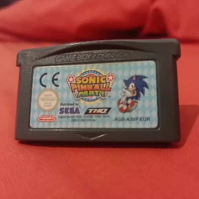 Sonic Pinball Party Nintendo Gameboy Advance Game GBA PAL Tested & Working • £16.99