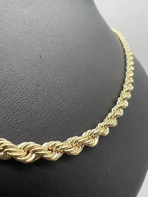 NEW 9ct Yellow Gold 18 Inch Rope Chain / Necklace Value - Fully Hallmarked • £218