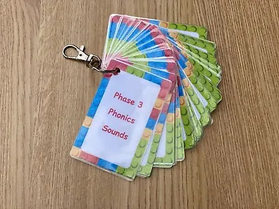Phonics Sounds & Words Phase 3 Flashcards Primary School Key Stages • £5.95