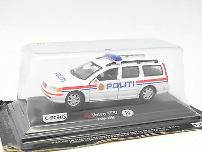Cararama 1/43 - Volvo V70 Politi Police Norway 2002 • £36.74