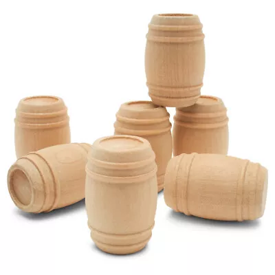 Wood Pickle Barrel 1-5/8 Inch For Miniature Scale Model Toy Train| Woodpeckers • $55.99