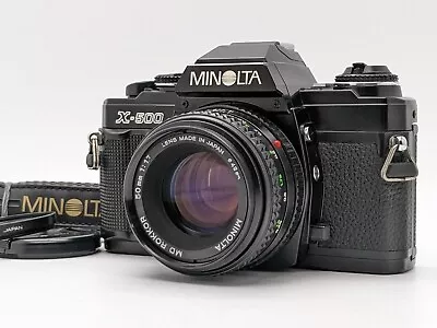 🎦[N MINT++] Minolta X-500 SLR Film Camera + MD Rokkor 50mm F/1.7 Lens Japan • $179.99