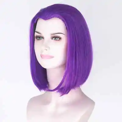 Blue Bird  Purple Bob Wig Cosplay/Fancy Dress/Trans/Drag/Everyday • £7.99