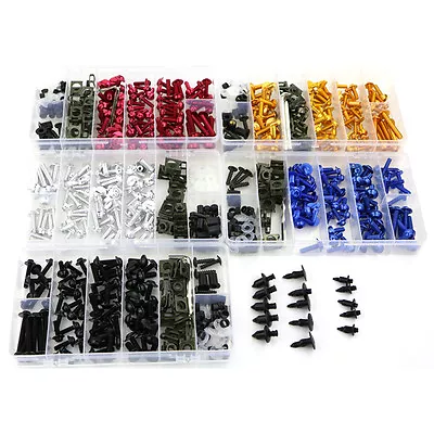 Complete Fairing Bolt Kit Screw Fit For Kawasaki ZX-6E 1993 1994 1995 1996 Black • $22.76