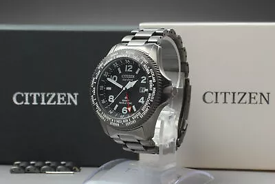 [N MINT] Citizen Promaster GMT B877-R011626 Men's Black Solar Watch From JAPAN • $299.90