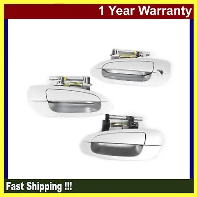 NoMoreBreaking For 02-06  Nissan Altima Outer Door Handle K12 Silver Set 3 DS342 • $58.62