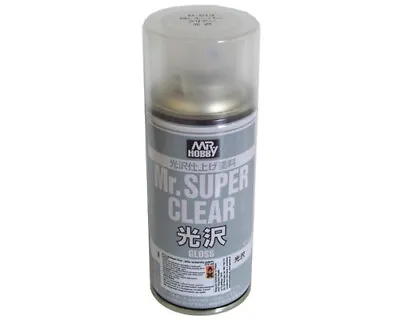 Mr.Hobby B513 Mr.Super Clear Gloss Spray Trasparente Lucido (170ml) Modellismo • £12.73