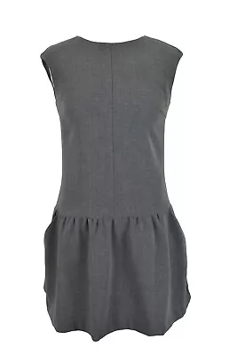 ZARA TRF Grey Dress Size Eur M Womens Outdoors Outerwear Polyester Rayon • £14.55