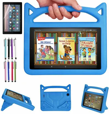 Case For Amazon Kindle Fire 7 HD 8/ HD 10/ Max 11 Kids Shockproof EVA Foam Cover • $13.99