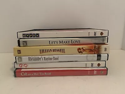 Lot Of 6 Different DVDs Gigi Gypsy Let’s Make Love Pre-Owned • $19.99