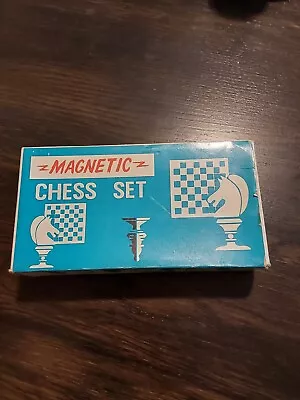 Chess Set Magnetic Travel Size In Box • $12.97