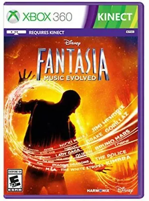 New Xbox 360 Kinect Video Game Disney Fantasia Music Evolved Sealed Rated E 2014 • $6.29