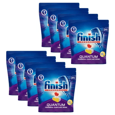 $119 • Buy 272PK Finish Powerball Quantum Lemon Sparkle Dishwashing Tablets For Dishwasher