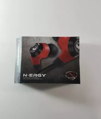 Monster NCredible NErgy W ControlTalk Universal In-Ear Headphones Cherry Red NEW • $19.99