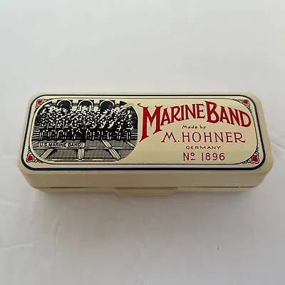 Vintage M. Hohner Marine Band Harmonica No 1896 In Original Box Key Of G Germany • $22.99