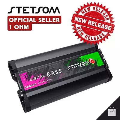 Stetsom DB 8000 1 Ohm Digital Bass Amplifier 8K Power Car Amp - 3-5 Day Delivery • $639.99