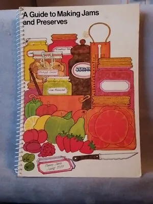 A Guide To Making Jams And Preserves 1977 Vintage Book • £14.50